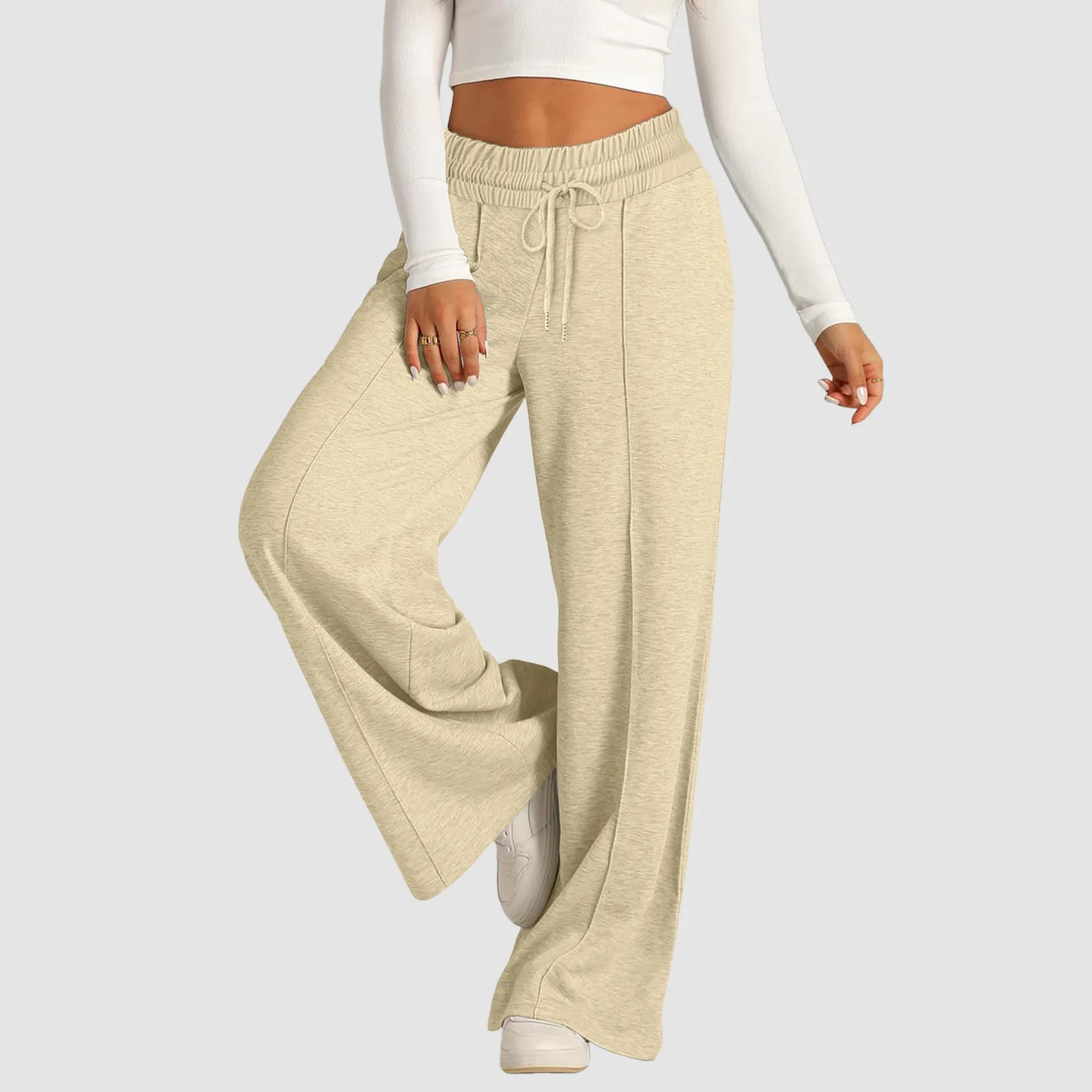 Wide Leg Pants For Women’S Fleece Lined Sweatpants Straight Pants Bottom All-Math Plain Fitness Joggers Pants Travel Basic
Wide Leg Pants For Women’S Fleece Lined Sweatpants Straight Pants Bottom All-Math Plain Fitness Joggers Pants Travel Basic