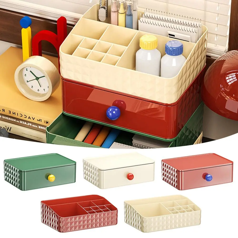 Large Capacity Desk Organizer Box Stackable Dopamine Stationery Storage Rack Dust-proof Cosmetics Storage Box Home Office
Large Capacity Desk Organizer Box Stackable Dopamine Stationery Storage Rack Dust-proof Cosmetics Storage Box Home Office