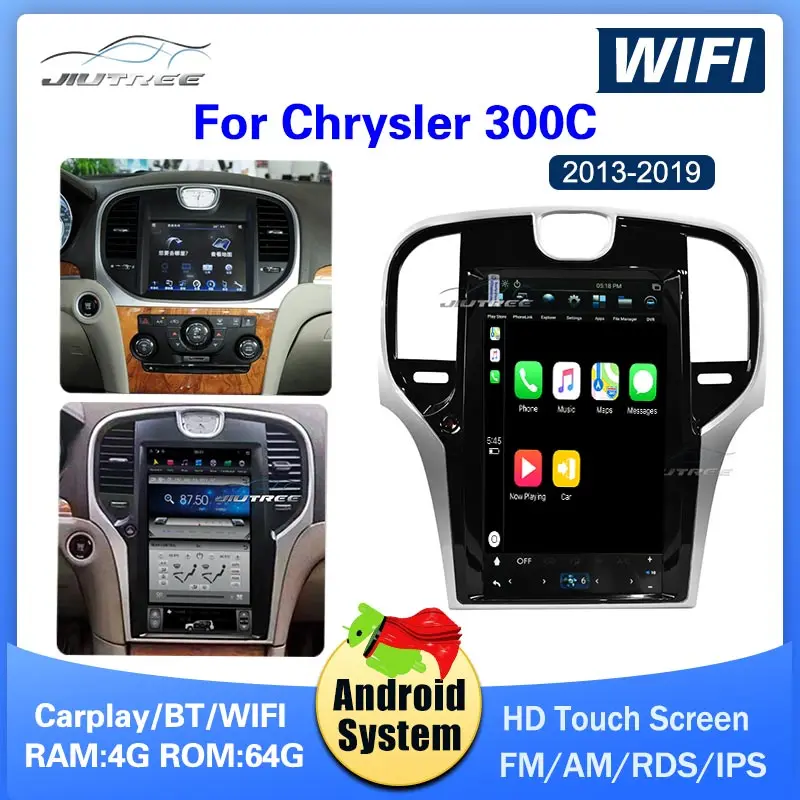 1920*1080 Vertical Screen GPS Navigation Car Radio For Chrysler 300C 2013 2014 2015 2016-2019 Multimedia Stereo Player
1920*1080 Vertical Screen GPS Navigation Car Radio For Chrysler 300C 2013 2014 2015 2016-2019 Multimedia Stereo Player
