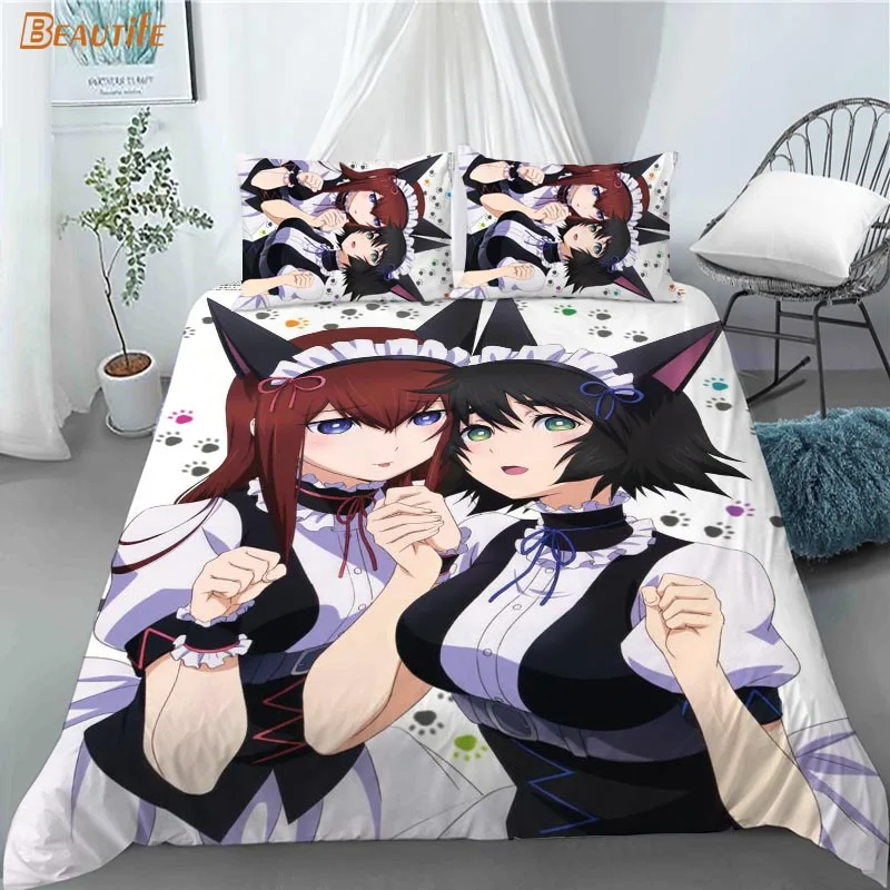 3D Makise Kurisu Steins;Gate Bedding Set Duvet Cover Bedclothes 180X220CM Comforter Cover With Pillowcase For Kids Home 1202
3D Makise Kurisu Steins;Gate Bedding Set Duvet Cover Bedclothes 180X220CM Comforter Cover With Pillowcase For Kids Home 1202