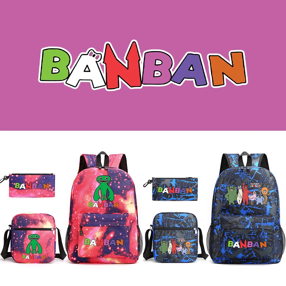 3PCS-Set Garten of Banban Three-piece School Bag Casual Canvas Backpack Male and Female Student Backpack Print
3PCS-Set Garten of Banban Three-piece School Bag Casual Canvas Backpack Male and Female Student Backpack Print