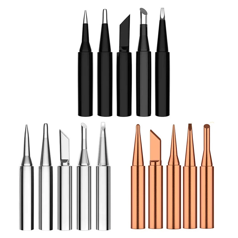 5Pcs I+B+K+2.4D+3C soldering iron pure copper 900M soldering iron head set inside hot bare copper electric soldering iron tip
5Pcs I+B+K+2.4D+3C soldering iron pure copper 900M soldering iron head set inside hot bare copper electric soldering iron tip