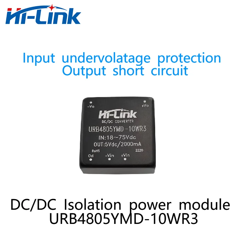 10pcs/lot DC/DC 220V to 5V 10W URB4805YMD-10WR3 Output low power consumption conversion up to 91%
10pcs/lot DC/DC 220V to 5V 10W URB4805YMD-10WR3 Output low power consumption conversion up to 91%