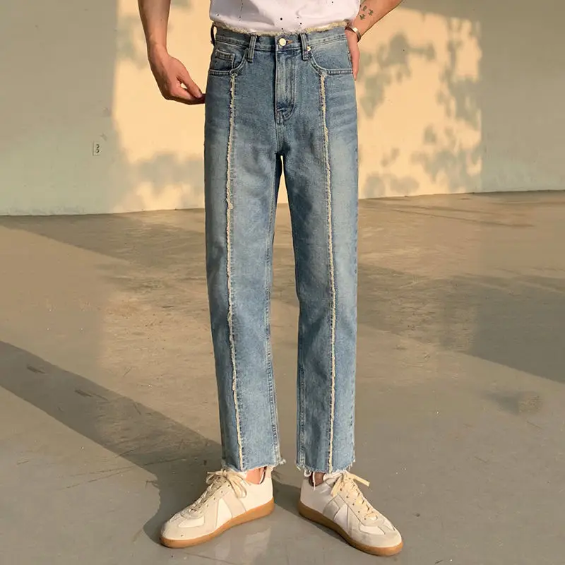 Men Jeans Denim Pencil Loose Stretch Boys Plus Size Large Solid Color Pants High Waist Cool Cowboy Classic Style Trousers H39
Men Jeans Denim Pencil Loose Stretch Boys Plus Size Large Solid Color Pants High Waist Cool Cowboy Classic Style Trousers H39