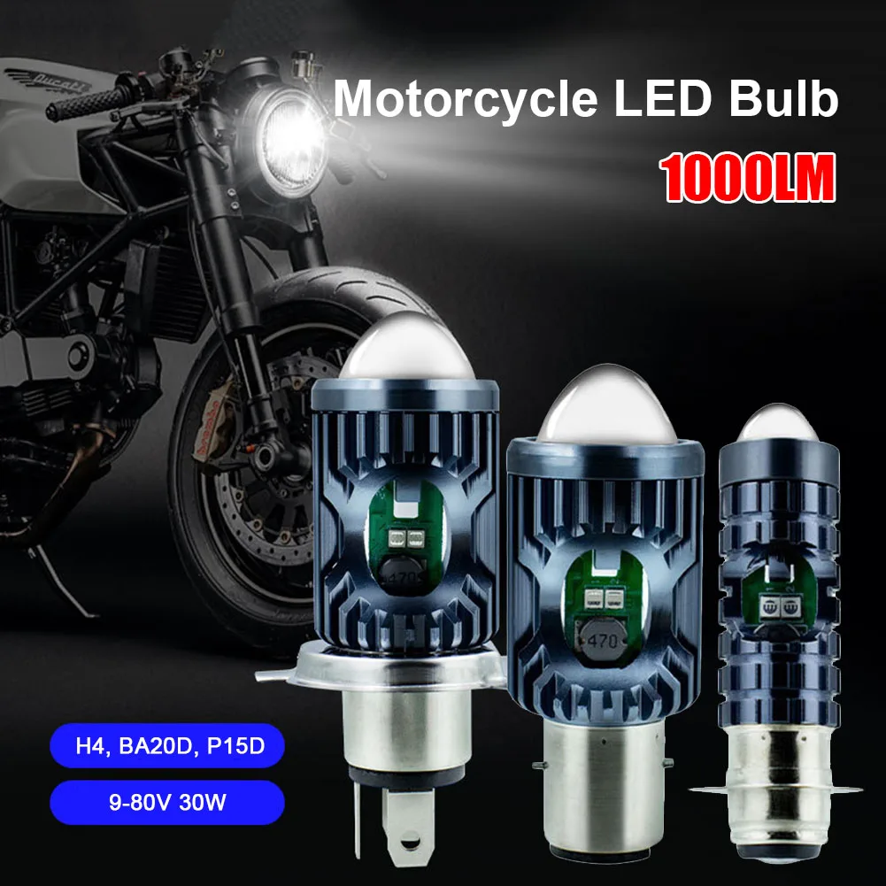 Motorcycle Headlight H4 BA20D P15D 9-80V LED Spot Light Motor High/Low Beam Led Bulbs 1000LM Super Bright Motorcycle Fog Lamp
Motorcycle Headlight H4 BA20D P15D 9-80V LED Spot Light Motor High/Low Beam Led Bulbs 1000LM Super Bright Motorcycle Fog Lamp