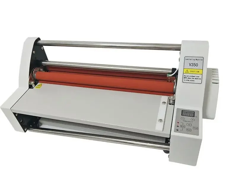 

Laminator Four Rollers Roll Laminating Machine 110V 220V model V350 fast ship h