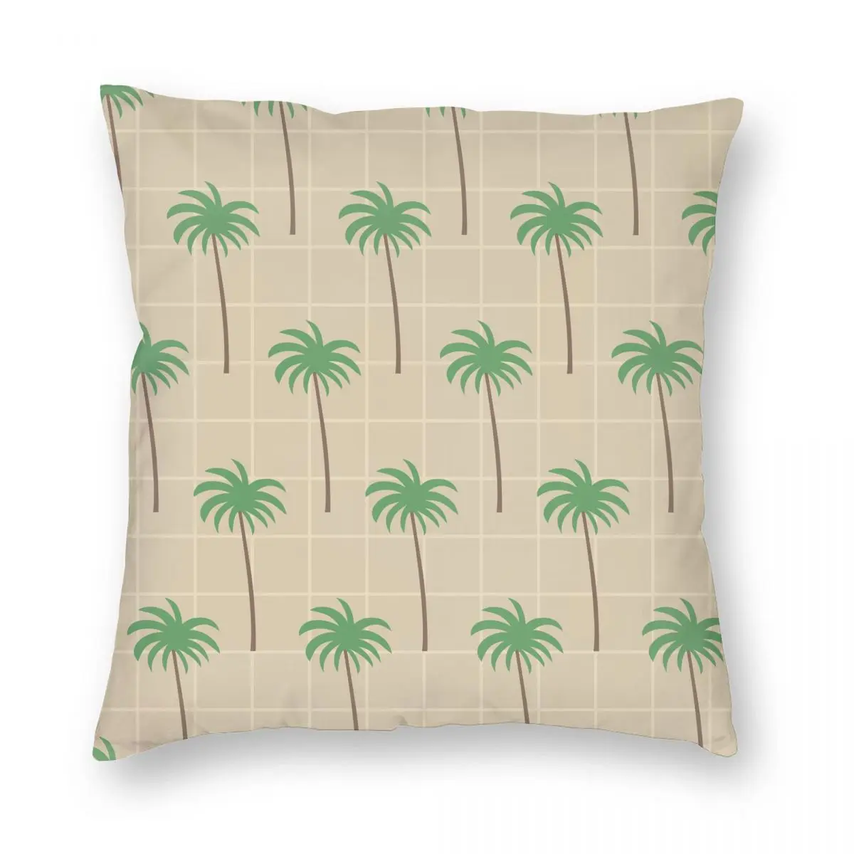 

Tropical Palm Trees Pillowcase Soft Fabric Cushion Cover Decorations Throw Pillow Case Cover Home Square 40X40cm