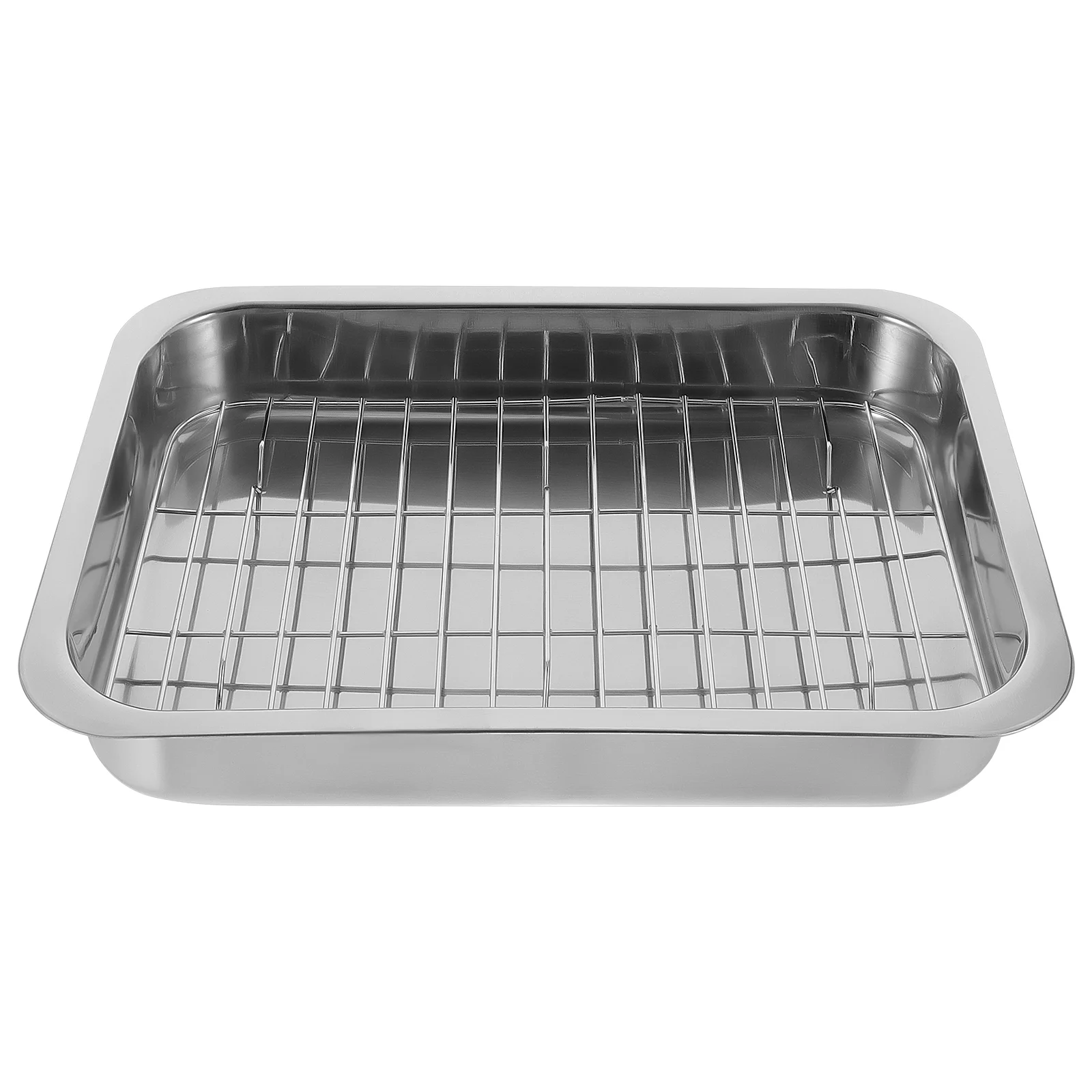 Non Stick Non Stick Frying Panss Stainless Steel Bakeware Oven Tray with Rack Cooling Ovenware for Baking Kit
Non Stick Non Stick Frying Panss Stainless Steel Bakeware Oven Tray with Rack Cooling Ovenware for Baking Kit