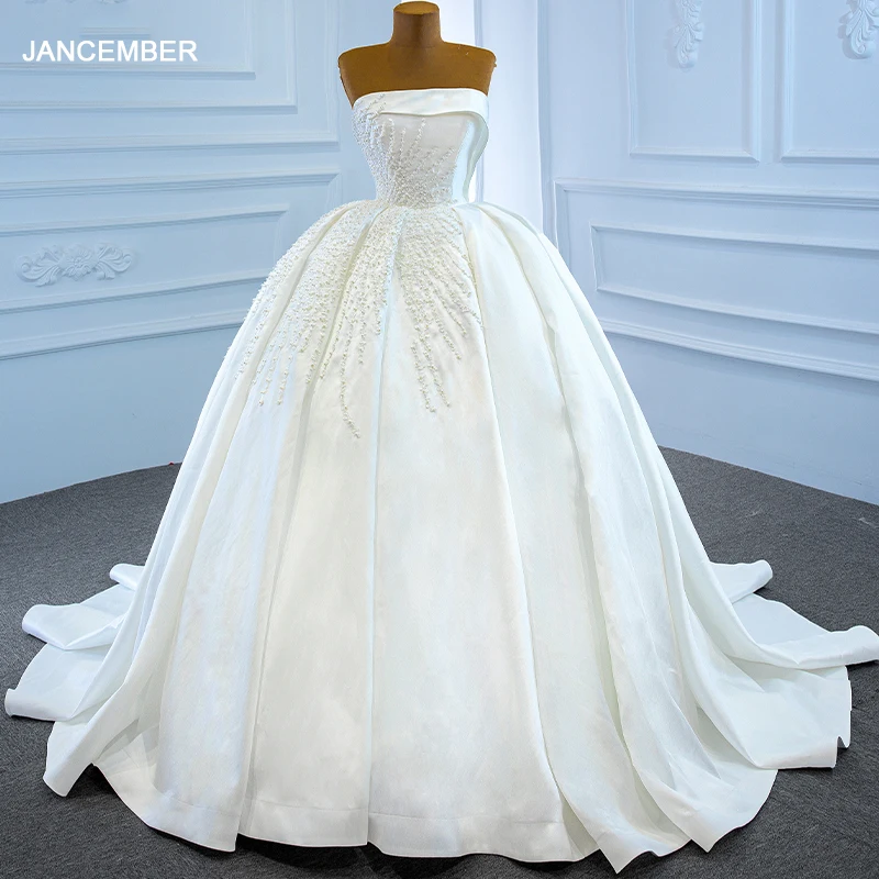 Simple Wedding Dresses For Women Satin Ball Gown Strapless Wedding Suits For Women Beading RSM67214 Robe De Mariée
Simple Wedding Dresses For Women Satin Ball Gown Strapless Wedding Suits For Women Beading RSM67214 Robe De Mariée