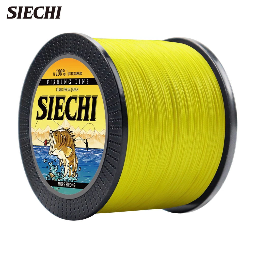 

SIECHI 8 Strands Super Strong PE Fishing Line 1000/500/300M Multifilament Freshwater Saltwater Carp Weave Wire Pesca
