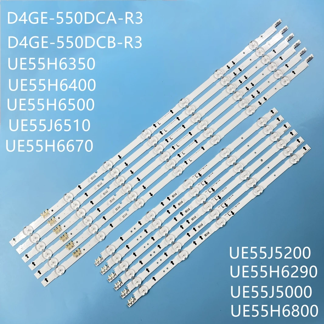 12 шт./компл. светодиодный Подсветка полосы для UE55H6300 UE55H5500 UE55H6200 UE55H6400 UE55H6800 UE55J5000