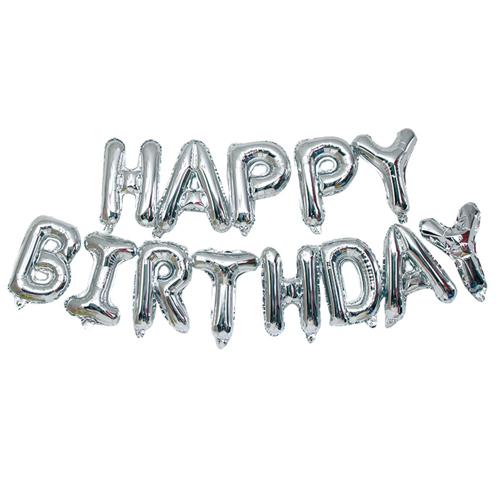 

Add a Touch of Glamour to Your Birthday Party with 13 Letter Happy Birthday Balloons Vibrant Colors Perfect for Photoshoots