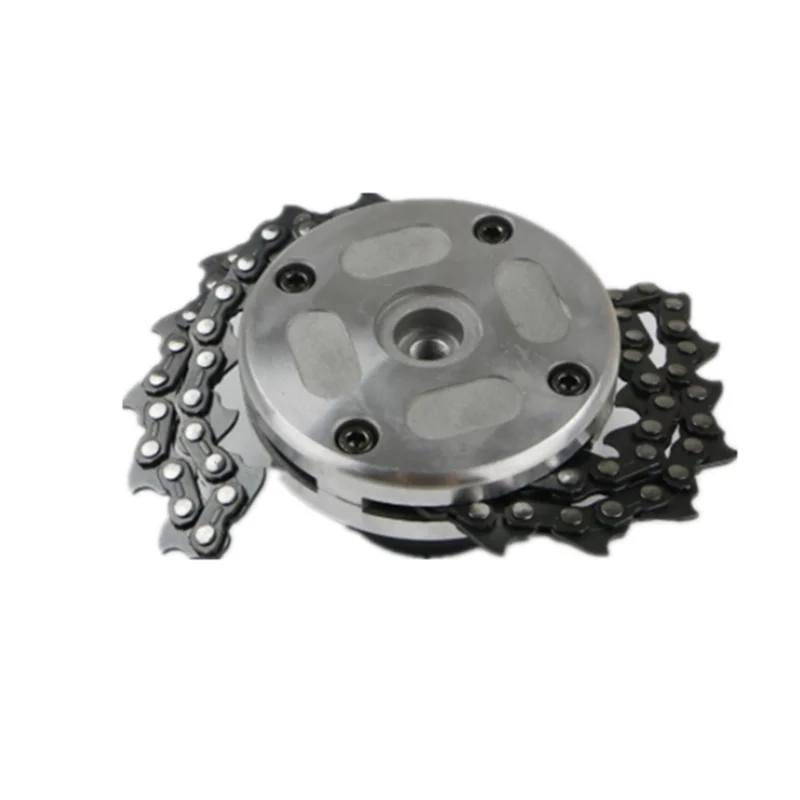 Garden Grass Trimmer Head For Most All Trimmer Brush Cutter Grass Clipper String Slashing With Metal Link Saw Chain 
Garden Grass Trimmer Head For Most All Trimmer Brush Cutter Grass Clipper String Slashing With Metal Link Saw Chain