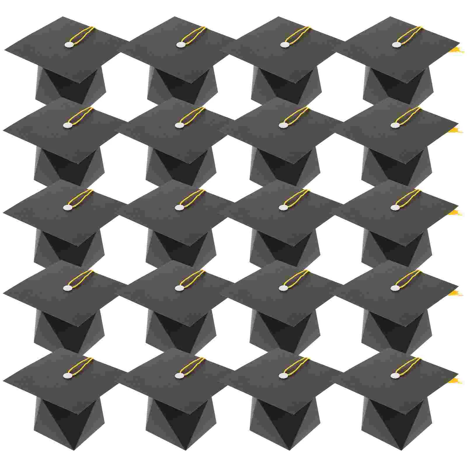 50 Pcs Bachelor Hat Packing Box Candy Supply Decor Snack Graduation Party Favors Holder Paper Decorative Case Lovers Chocolate
50 Pcs Bachelor Hat Packing Box Candy Supply Decor Snack Graduation Party Favors Holder Paper Decorative Case Lovers Chocolate