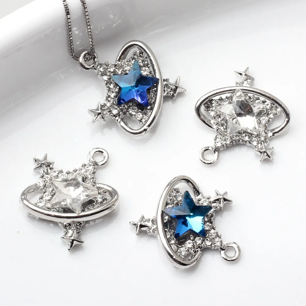 10 Pieces/Bag Diamond Inlaid Star Shape Pendant DIY Bracelets Earrings Necklaces Jewelry Accessories
10 Pieces/Bag Diamond Inlaid Star Shape Pendant DIY Bracelets Earrings Necklaces Jewelry Accessories