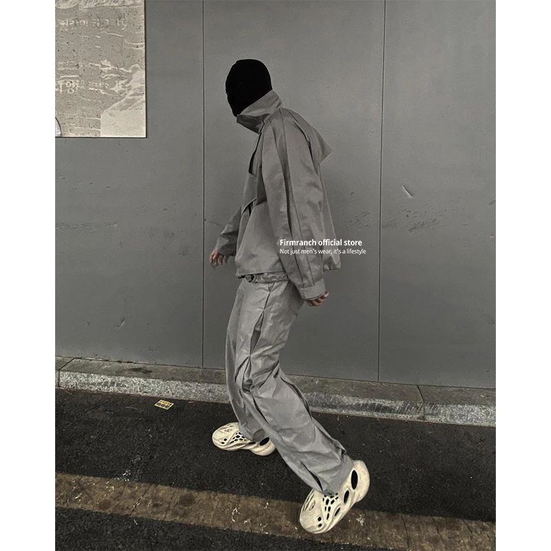 Firmranch Men Korean Archive Fashion Far Style Cargo Pants Functional Deconstructed Design Baggy Black Slack Casual Streetwear
Firmranch Men Korean Archive Fashion Far Style Cargo Pants Functional Deconstructed Design Baggy Black Slack Casual Streetwear