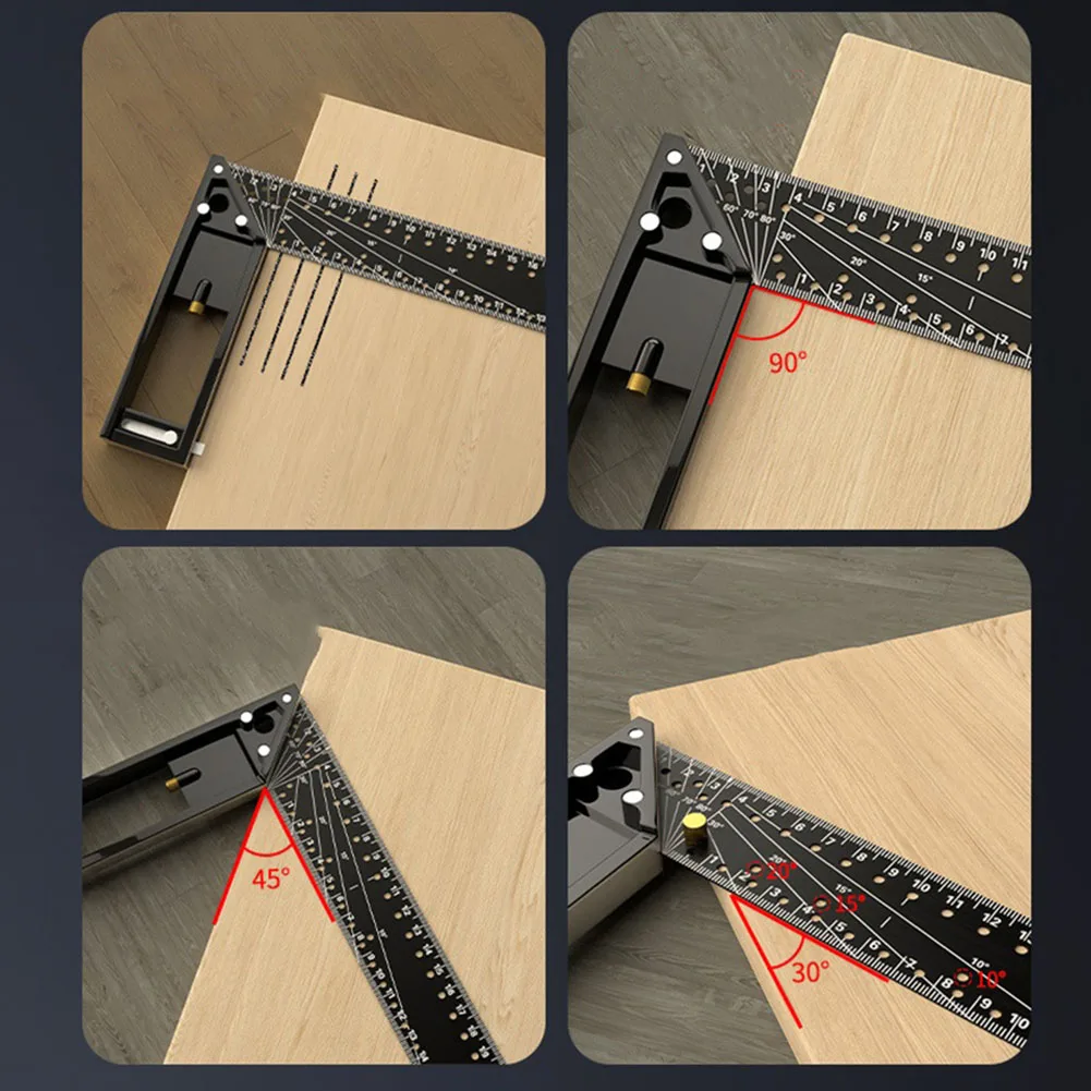 Ruler Measuring Ruler Tool Multi-Angle Precise Silver Universal Aluminum Alloy Additional Features Anti-Drop Device
Ruler Measuring Ruler Tool Multi-Angle Precise Silver Universal Aluminum Alloy Additional Features Anti-Drop Device