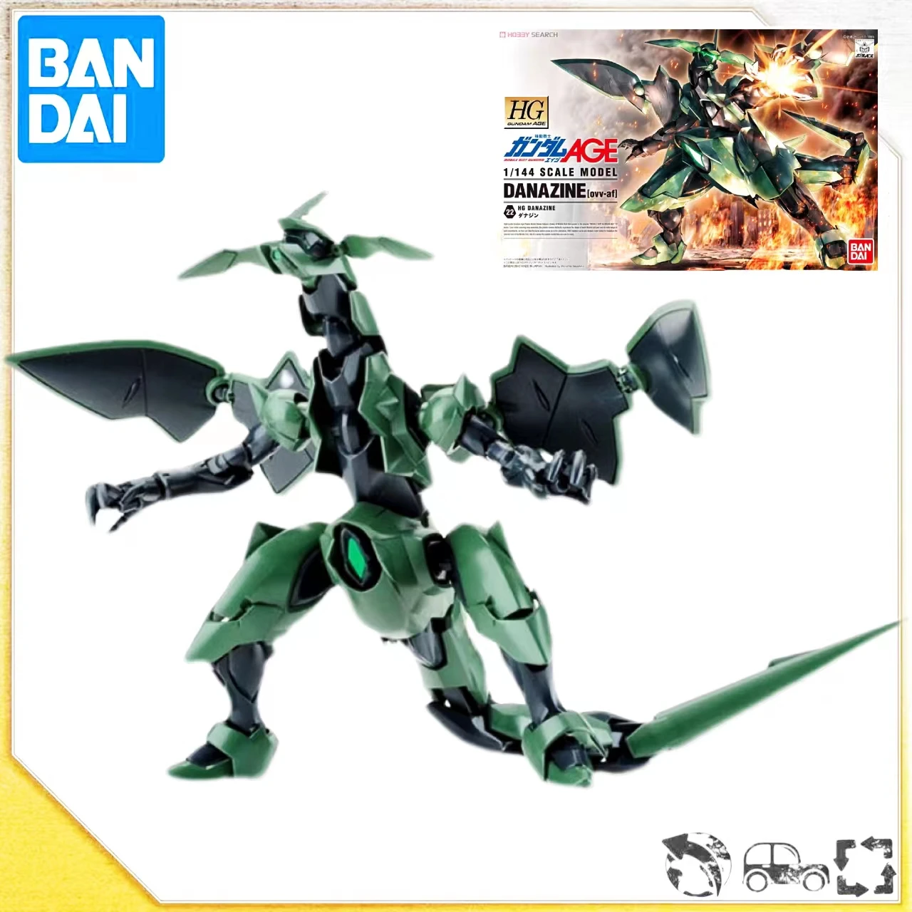 Bandai Аниме HG, возраст 22, 1/144, Danazine OVV-AF, новый мобильный отчет, Сборная модель Gundam, экшн-игрушка, рождественские фигурки, подарки
Bandai Аниме HG, возраст 22, 1/144, Danazine OVV-AF, новый мобильный отчет, Сборная модель Gundam, экшн-игрушка, рождественские фигурки, подарки