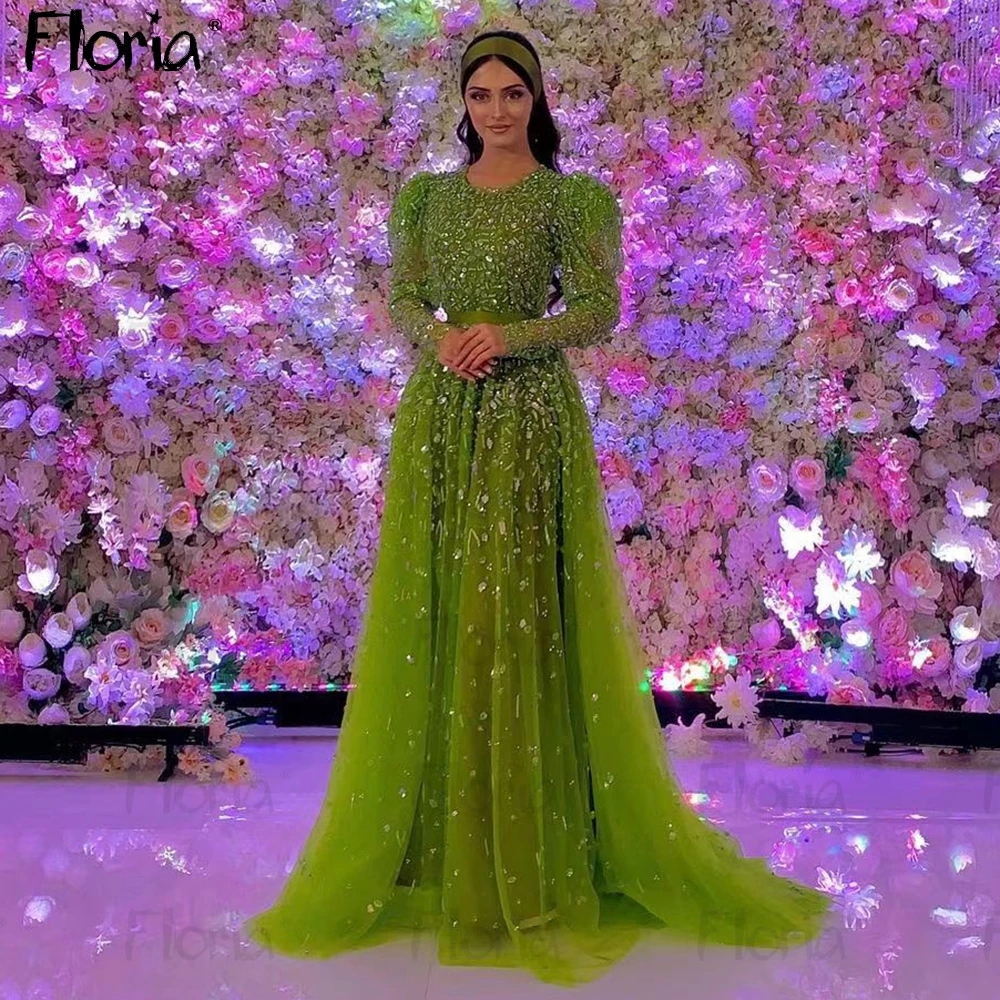 Платье вечернее ТРАПЕЦИЕВИДНОЕ мусульманское, с бисером 
Платье вечернее ТРАПЕЦИЕВИДНОЕ мусульманское, с бисером