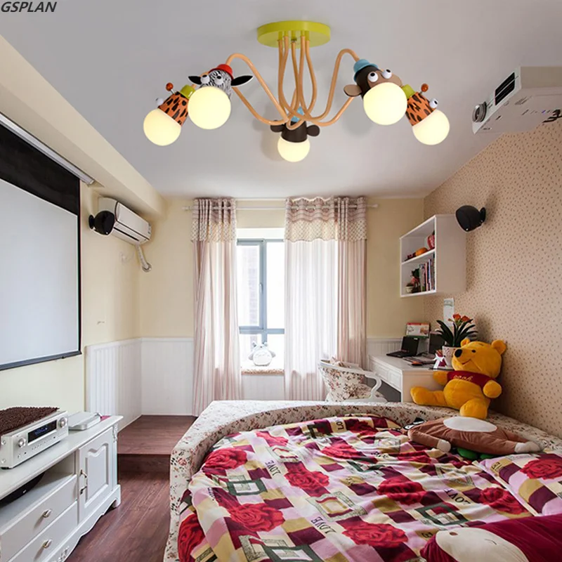 GSPLAN Modern LED Chandelier Decoration Home Cartoon Animal Monkey Zebra Giraffe Children's Bedroom Cute Chandelier
GSPLAN Modern LED Chandelier Decoration Home Cartoon Animal Monkey Zebra Giraffe Children's Bedroom Cute Chandelier