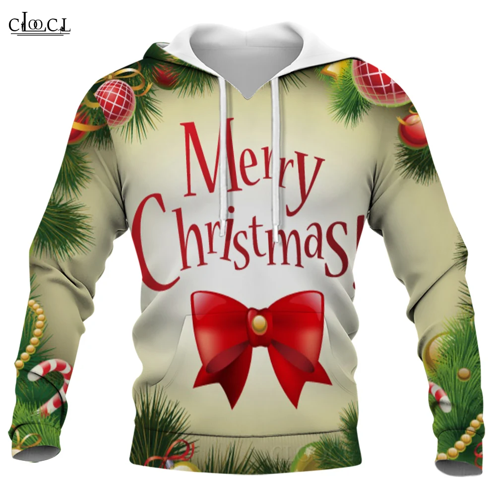 CLOOCL Hoodies Merry Christmas Long Sleeve Street Fashions Lovely Cartoon Reindeer Graphic 3D Printed Sweatshirt Dropshipping
CLOOCL Hoodies Merry Christmas Long Sleeve Street Fashions Lovely Cartoon Reindeer Graphic 3D Printed Sweatshirt Dropshipping