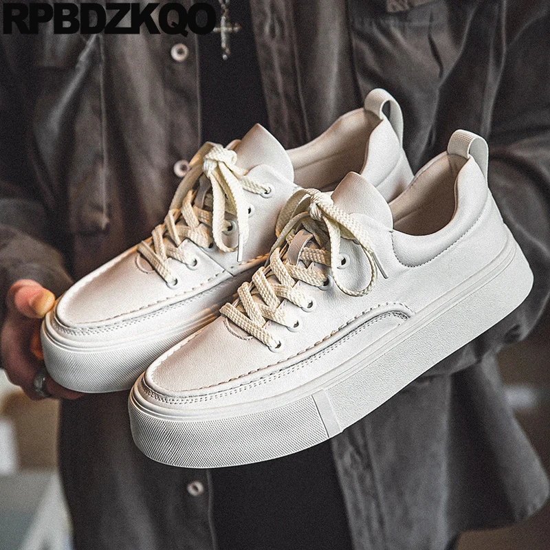 Thick Sole Flatforms Shoes Skate Trainers Round Toe High School Muffin Men Creepers Casual Athletic Flats Lace Up Sneakers Sport
Thick Sole Flatforms Shoes Skate Trainers Round Toe High School Muffin Men Creepers Casual Athletic Flats Lace Up Sneakers Sport