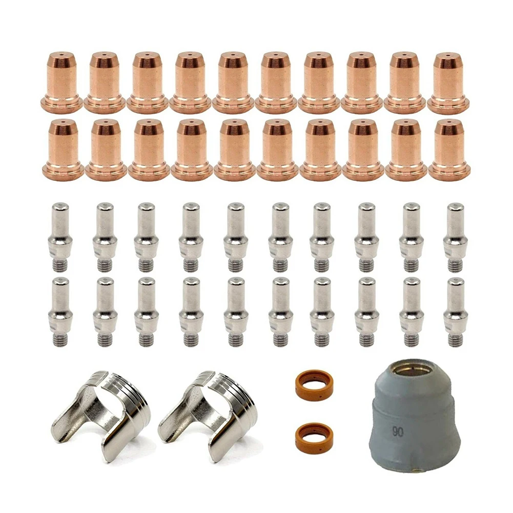 AIC WELDER IPT-60 PT-60 IPT-40 PT40 Plasma Cutting Torch Tip Electrode Kit 45pcs Plasma Cutting Electrode Nozzle/tip Set
AIC WELDER IPT-60 PT-60 IPT-40 PT40 Plasma Cutting Torch Tip Electrode Kit 45pcs Plasma Cutting Electrode Nozzle/tip Set