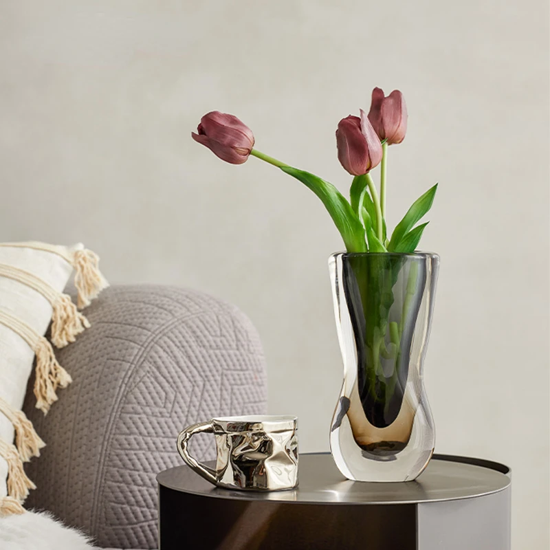 Ins Glass Flower Vase Living Room Coffee Tabletop Decor Modern Minimalist Plant Vase Simple Beauty Vase Home Indoor Decoration
Ins Glass Flower Vase Living Room Coffee Tabletop Decor Modern Minimalist Plant Vase Simple Beauty Vase Home Indoor Decoration
