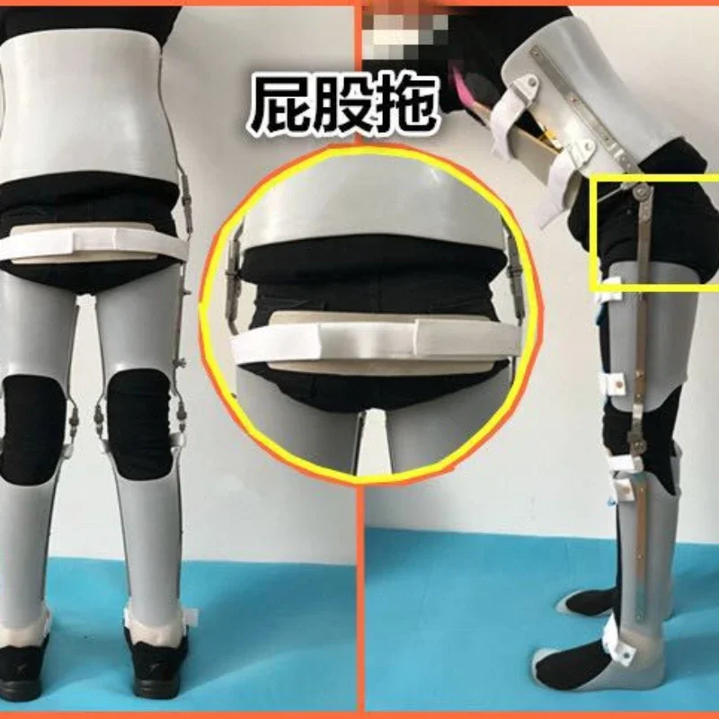 Falling ring lock fixation of knee joint, leg, ankle brace, orthosis bracket, rehabilitation assisted standing and walking
Falling ring lock fixation of knee joint, leg, ankle brace, orthosis bracket, rehabilitation assisted standing and walking