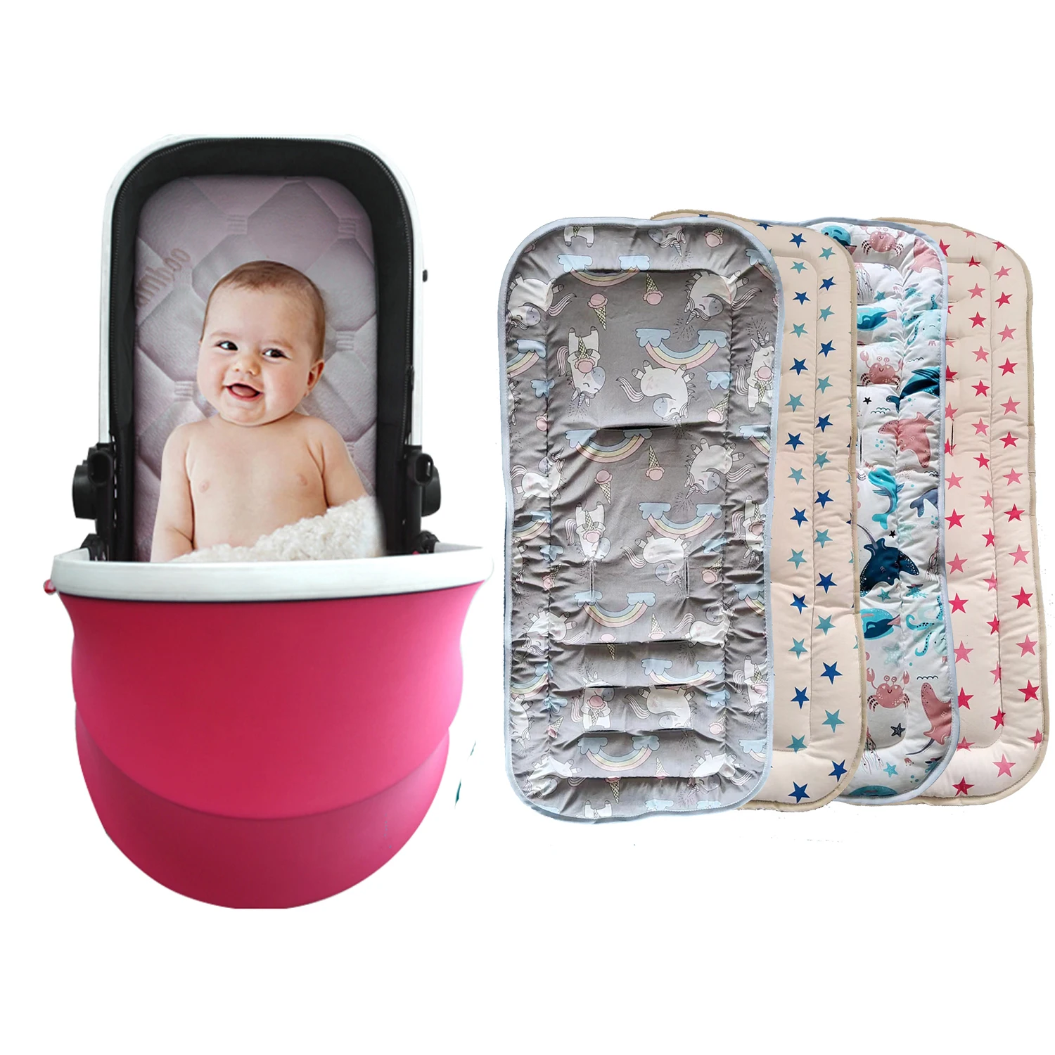 Baby Stroller Comfortable Cotton Cart Mat Infant Cushion Pad Chair Auto Car Pushchair Accessories for Kids
Baby Stroller Comfortable Cotton Cart Mat Infant Cushion Pad Chair Auto Car Pushchair Accessories for Kids