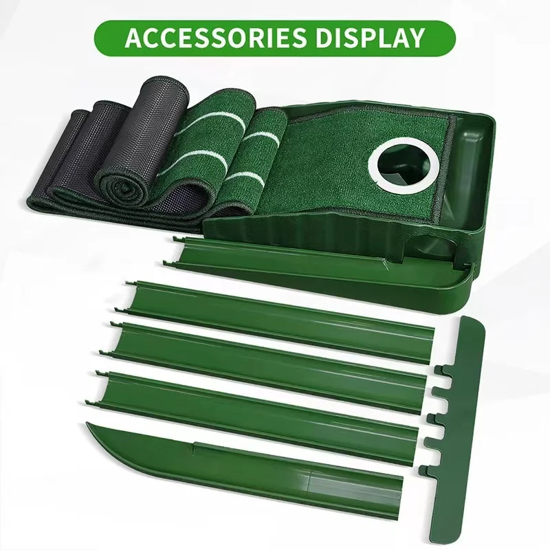 Golf Putting Matt For Indoors And Office,8FT Putting Green With Alignment Guides Golf Putter Blanket With Automatic Return Track
Golf Putting Matt For Indoors And Office,8FT Putting Green With Alignment Guides Golf Putter Blanket With Automatic Return Track