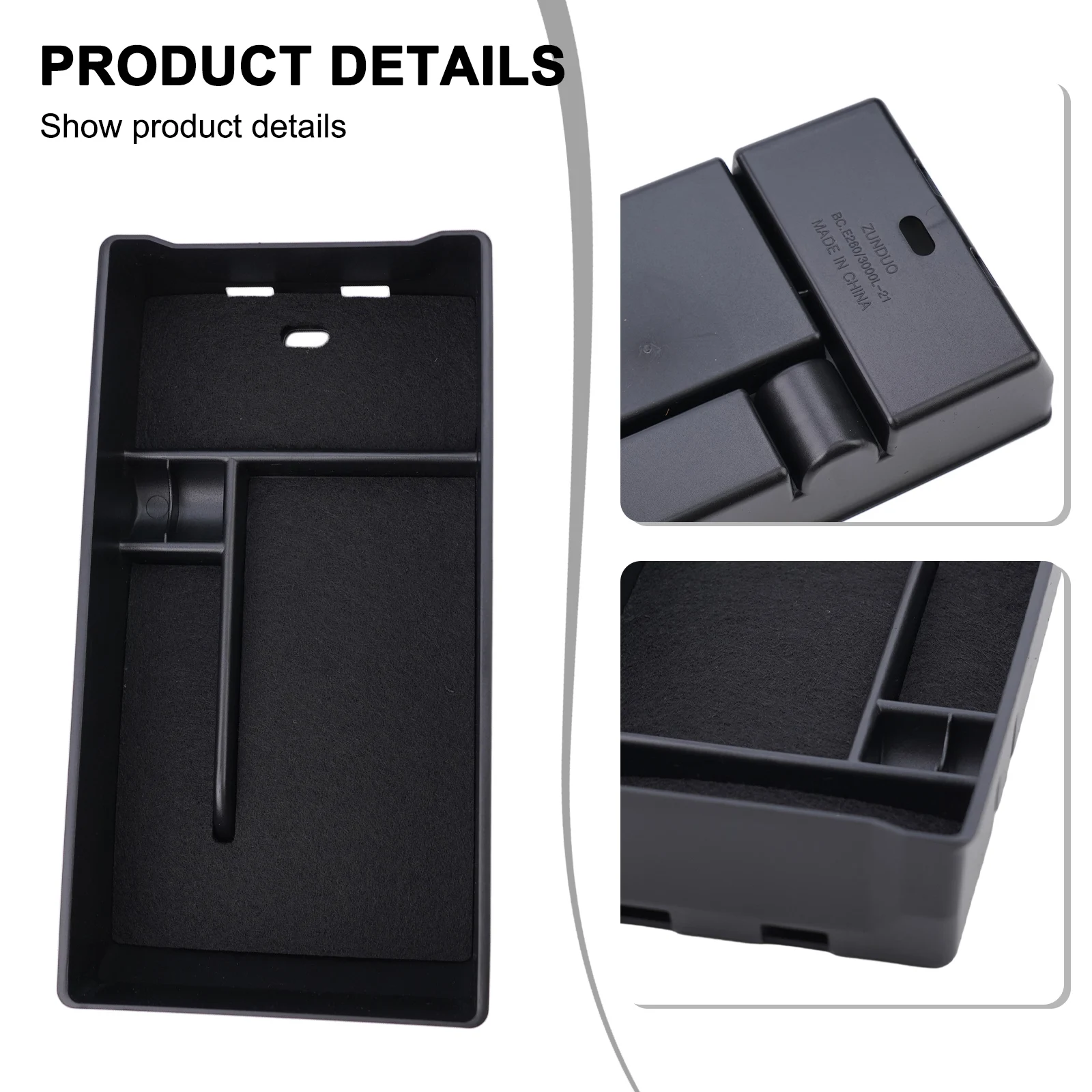 High Quality Car Accessories Armrest Storage Box Tray Black Center Console For Mercedes-Benz E Class W213 Organizer
High Quality Car Accessories Armrest Storage Box Tray Black Center Console For Mercedes-Benz E Class W213 Organizer