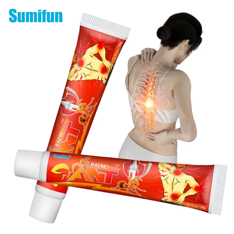 20G Sumifun Ant Balm Back Analgesic Cream Arthritis Rheumatism Pain Relief Ointment Lumbar Muscle Joint Sprain Soreness Plaster
20G Sumifun Ant Balm Back Analgesic Cream Arthritis Rheumatism Pain Relief Ointment Lumbar Muscle Joint Sprain Soreness Plaster
