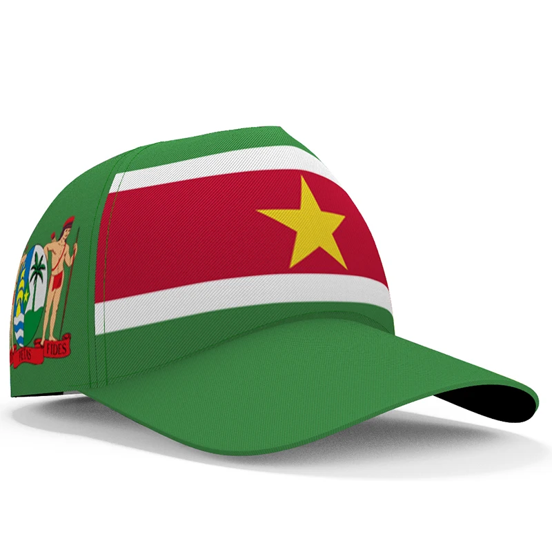 Suriname Baseball Caps Free Custom Made Name Number Team Logo Sr Hat Sur Country Travel Dutch Nation Sranan Flag Sarnam Headgear
Suriname Baseball Caps Free Custom Made Name Number Team Logo Sr Hat Sur Country Travel Dutch Nation Sranan Flag Sarnam Headgear