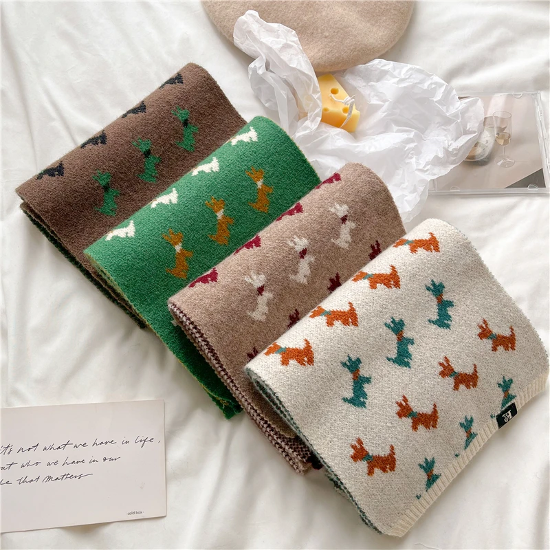 2022 Fashion Solid Knitted Long Scarf Women Winter Warm Woolen Yarn Animal Shawl Wraps Female Neckerchief Foulard Bufanda New
2022 Fashion Solid Knitted Long Scarf Women Winter Warm Woolen Yarn Animal Shawl Wraps Female Neckerchief Foulard Bufanda New