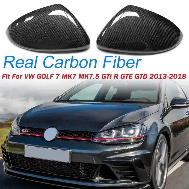 TOPC Real Carbon Fiber Mirror Cover Caps Shell for Volkswagen VW Golf 7 R MK7 7.5 GTI 2013-20 Touran L 2016-2019
TOPC Real Carbon Fiber Mirror Cover Caps Shell for Volkswagen VW Golf 7 R MK7 7.5 GTI 2013-20 Touran L 2016-2019