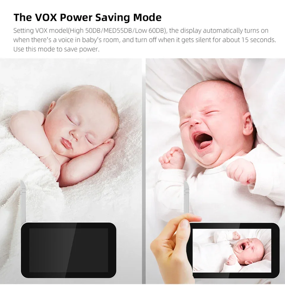 Wireles Baby Monitor Babyphone Security Nanny VOX HD Night Vision PTZ Lullabies Temperature Video Camera Bebe 5'' Touch Screen
Wireles Baby Monitor Babyphone Security Nanny VOX HD Night Vision PTZ Lullabies Temperature Video Camera Bebe 5'' Touch Screen