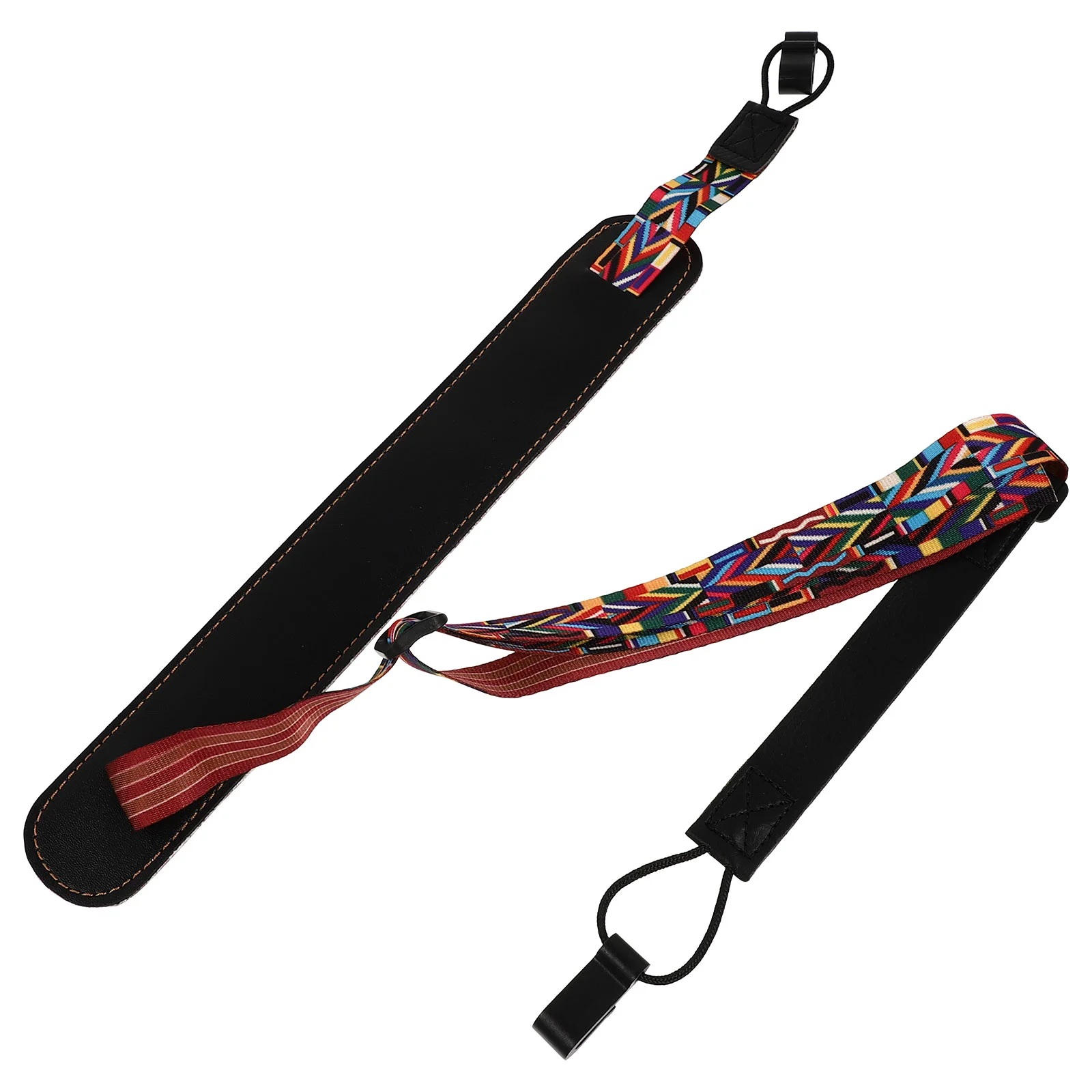 

Ukulele Strap Guitar Lanyard Beautiful Rope Diagonal PU Cotton Portable for Foldable Carrying Child