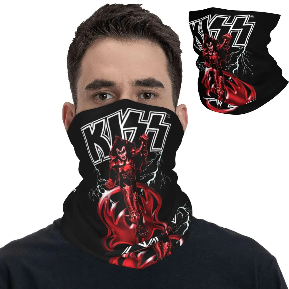 Kiss Band Demon Bandana Neck Cover Printed Wrap Scarf Multi-use Headwear Outdoor Sports Unisex Adult Breathable
Kiss Band Demon Bandana Neck Cover Printed Wrap Scarf Multi-use Headwear Outdoor Sports Unisex Adult Breathable