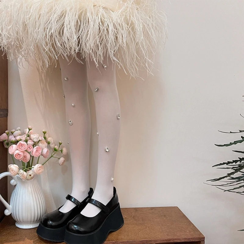 Stylish and Eye Catching Beaded Thin Stockings Pantyhose for Women Sexy Club Party Tights 066C
Stylish and Eye Catching Beaded Thin Stockings Pantyhose for Women Sexy Club Party Tights 066C