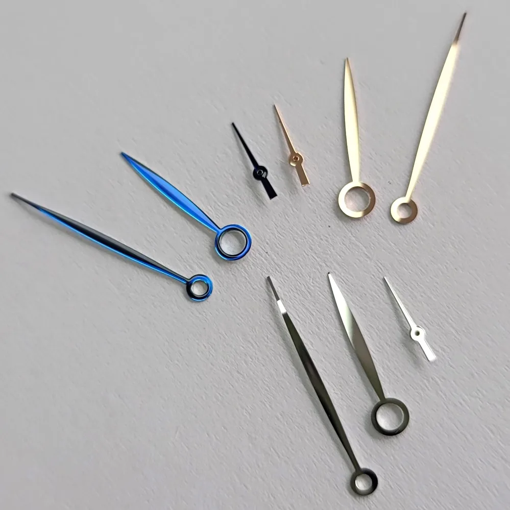 Синие/розовые Золотые/серебряные стрелки ETA6497 Калибр 6498 стрелки для часов 
Синие/розовые Золотые/серебряные стрелки ETA6497 Калибр 6498 стрелки для часов