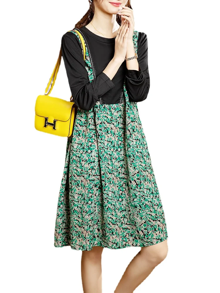 Printed Green Dresses Women Casual Loose Green Floral Dress Vestido Feminino Vestidos Mujer
Printed Green Dresses Women Casual Loose Green Floral Dress Vestido Feminino Vestidos Mujer