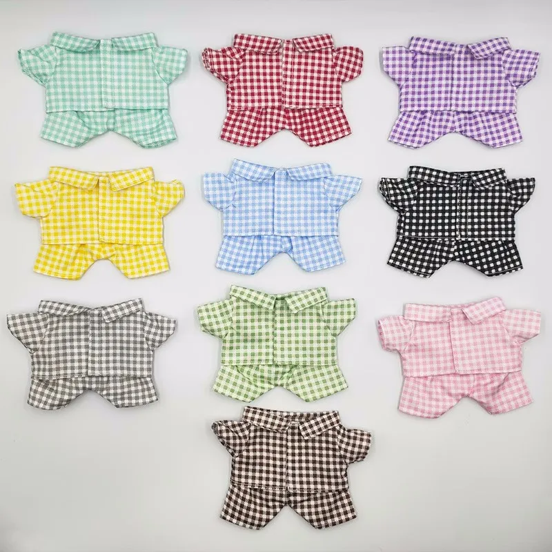 10/15/20cm Cotton Doll Checkered Shirt Pajama Set Accessories Toy for Super Star Dolls Toys Collection Gift
10/15/20cm Cotton Doll Checkered Shirt Pajama Set Accessories Toy for Super Star Dolls Toys Collection Gift