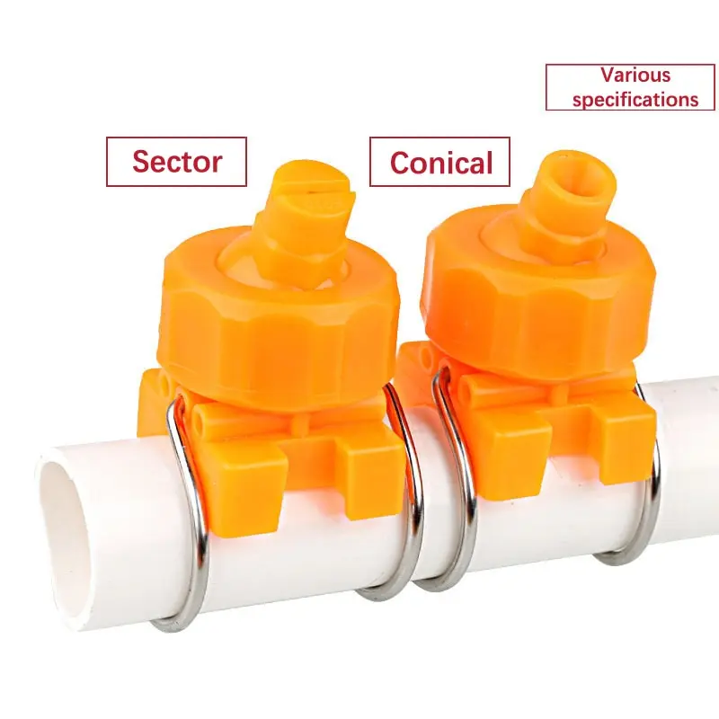 Adjustable Ball Flat Fan Full Cone Clamp Clip Nozzle Watering Irrigation Fitting Garden Tools
Adjustable Ball Flat Fan Full Cone Clamp Clip Nozzle Watering Irrigation Fitting Garden Tools