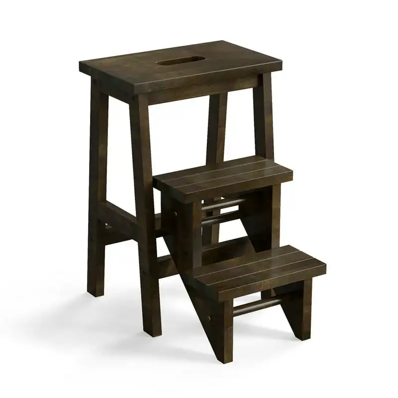 3 In 1 Folding Ladder 3 Tier Step Stool 24'' Storage Shelf Multi-function Brown Fast Shipping
3 In 1 Folding Ladder 3 Tier Step Stool 24'' Storage Shelf Multi-function Brown Fast Shipping