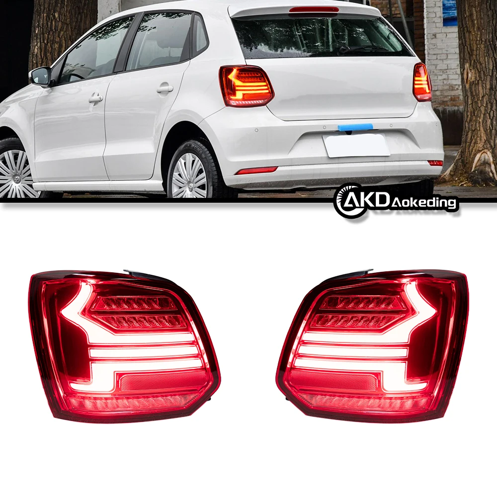 Auto Tail light Parts For VW Polo 2010-2018 latest Styling Steering signal Brake reversing light Car Accesorios Modified
Auto Tail light Parts For VW Polo 2010-2018 latest Styling Steering signal Brake reversing light Car Accesorios Modified