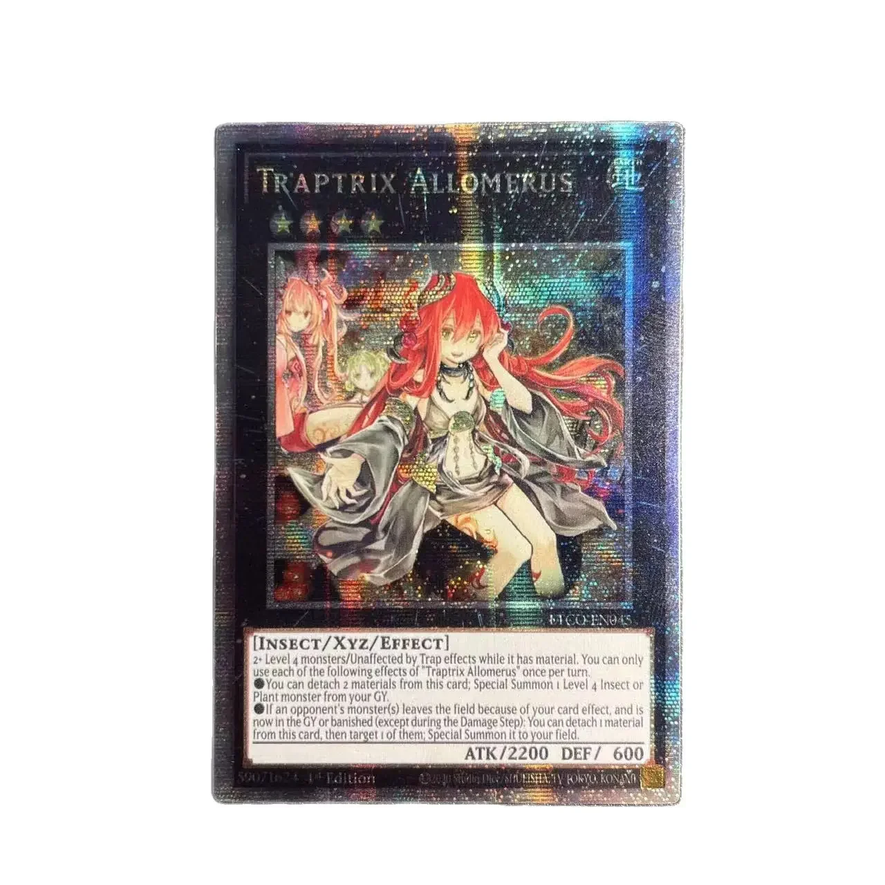 Yu-Gi-Oh PSER ETCO-EN045/Traptrix Allomerus Children's anime cartoon game card toys gift(Not Original) Color: A 
Yu-Gi-Oh PSER ETCO-EN045/Traptrix Allomerus Children's anime cartoon game card toys gift(Not Original) Color: A