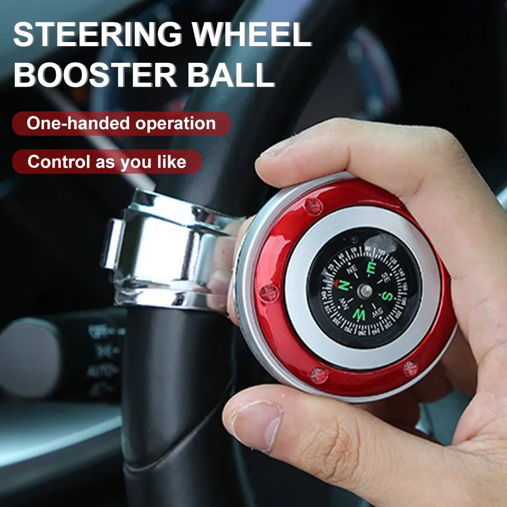 Universal Car Turning Steering Wheel Booster Spinner Knob 360 Degree Rotation Power Handle Ball Booster With Compass Auto Parts
Universal Car Turning Steering Wheel Booster Spinner Knob 360 Degree Rotation Power Handle Ball Booster With Compass Auto Parts
