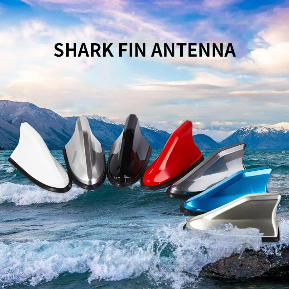 

Universal Car Antennas Shark Fin Antenna Auto Radio Signal Aerials Roof Antennas for universal car model Car Styling