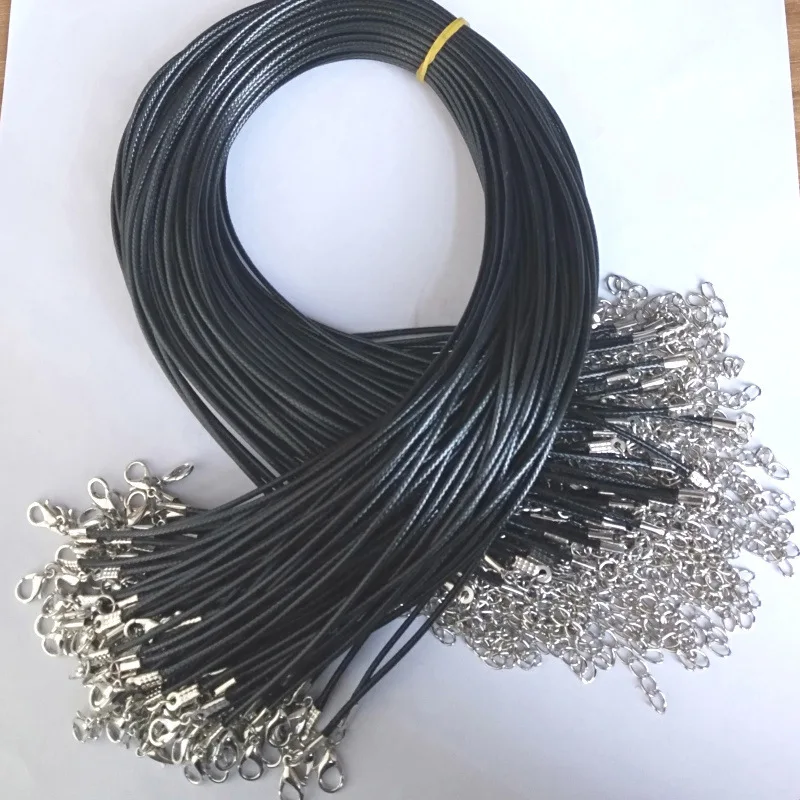 20 Pcs Leather Cord Wax Rope Chain Wax Cord Necklace Pendant For DIY Handmade Lobster Clasp String Cord Jewelry Chains
20 Pcs Leather Cord Wax Rope Chain Wax Cord Necklace Pendant For DIY Handmade Lobster Clasp String Cord Jewelry Chains